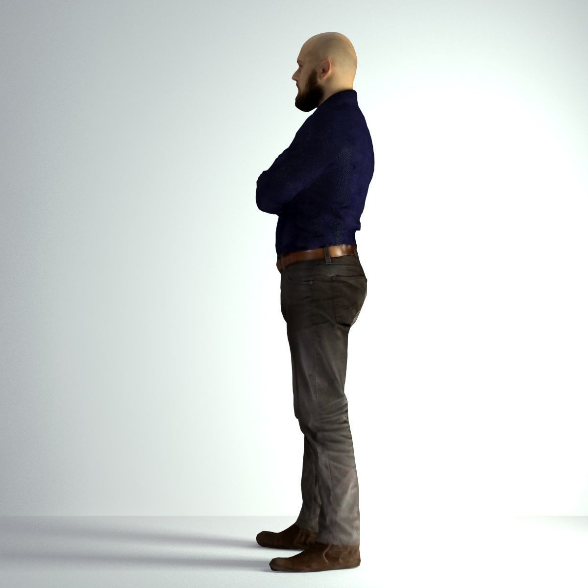 3D Scan Man Office 004 3D model_31