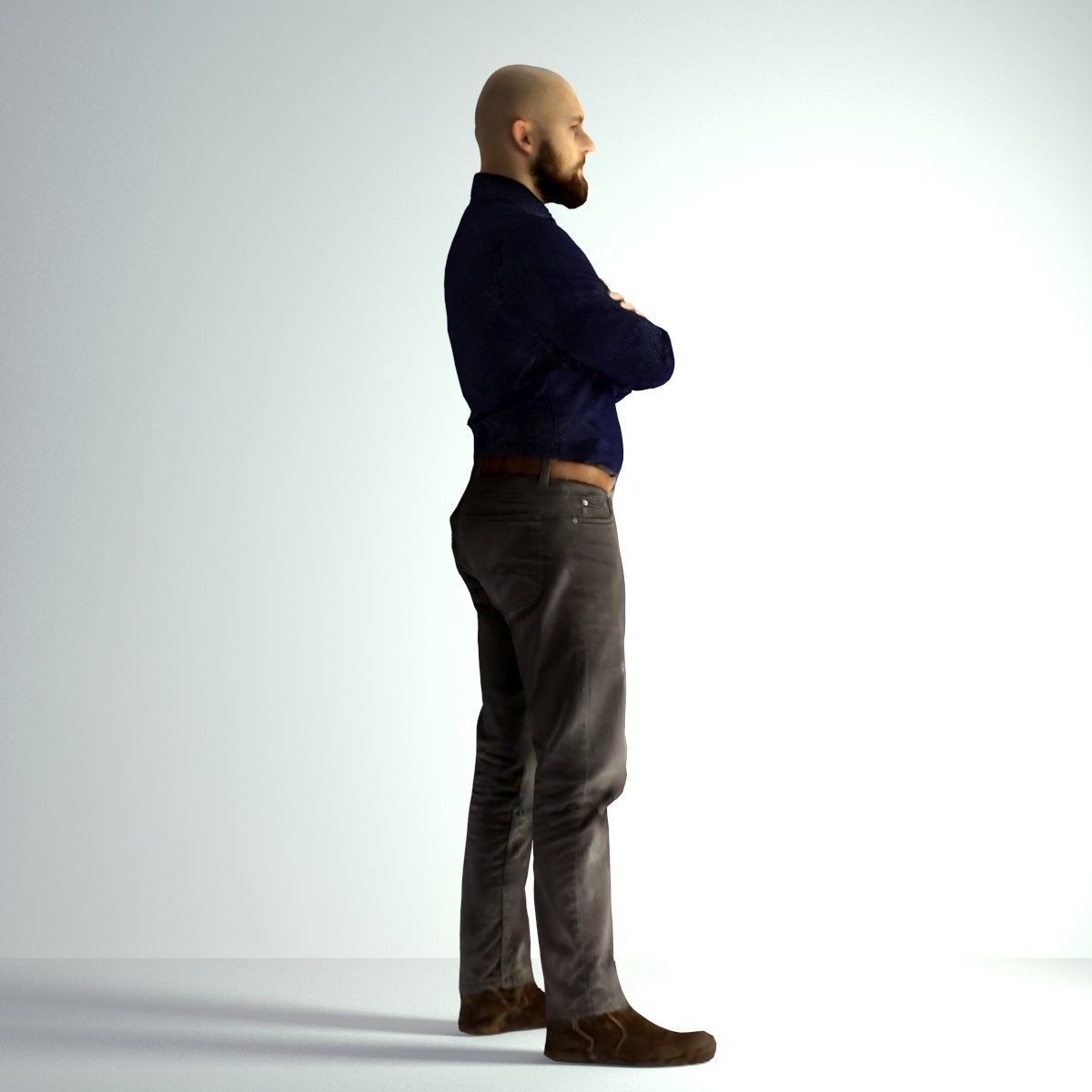 3D Scan Man Office 004 3D model_15