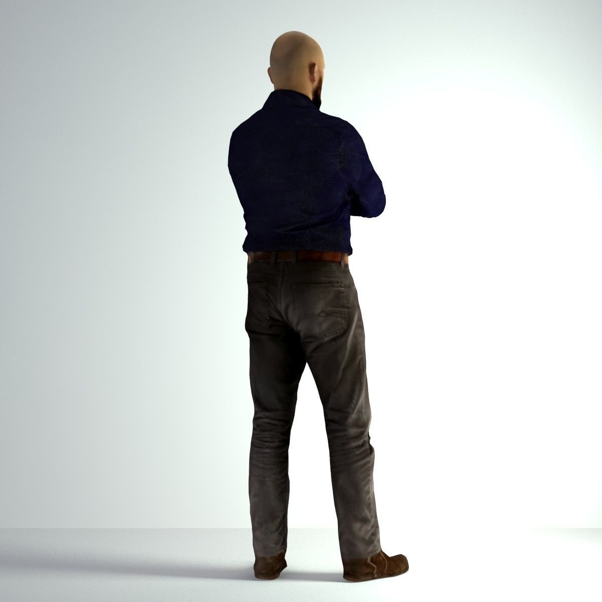 3D Scan Man Office 004 3D model_20