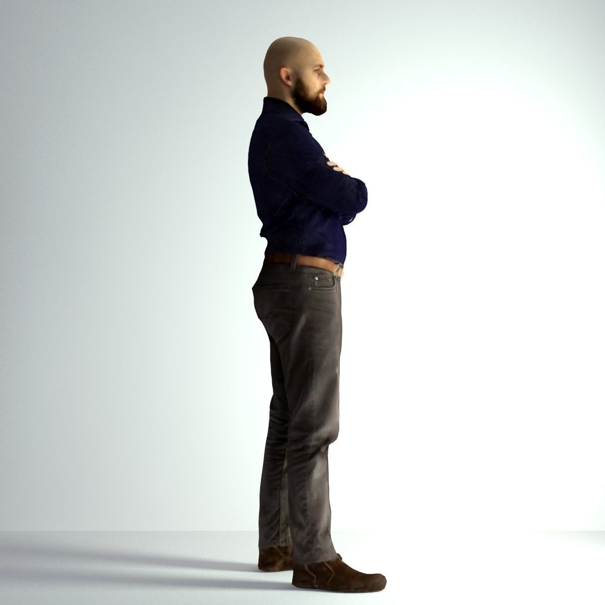 3D Scan Man Office 004 3D model_14