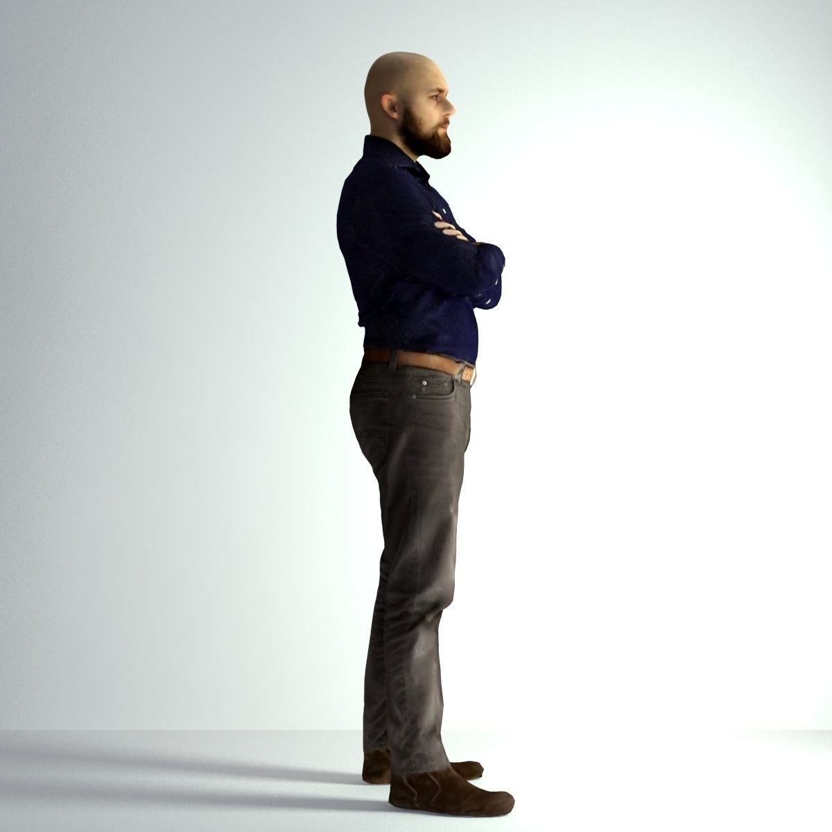 3D Scan Man Office 004 3D model_13