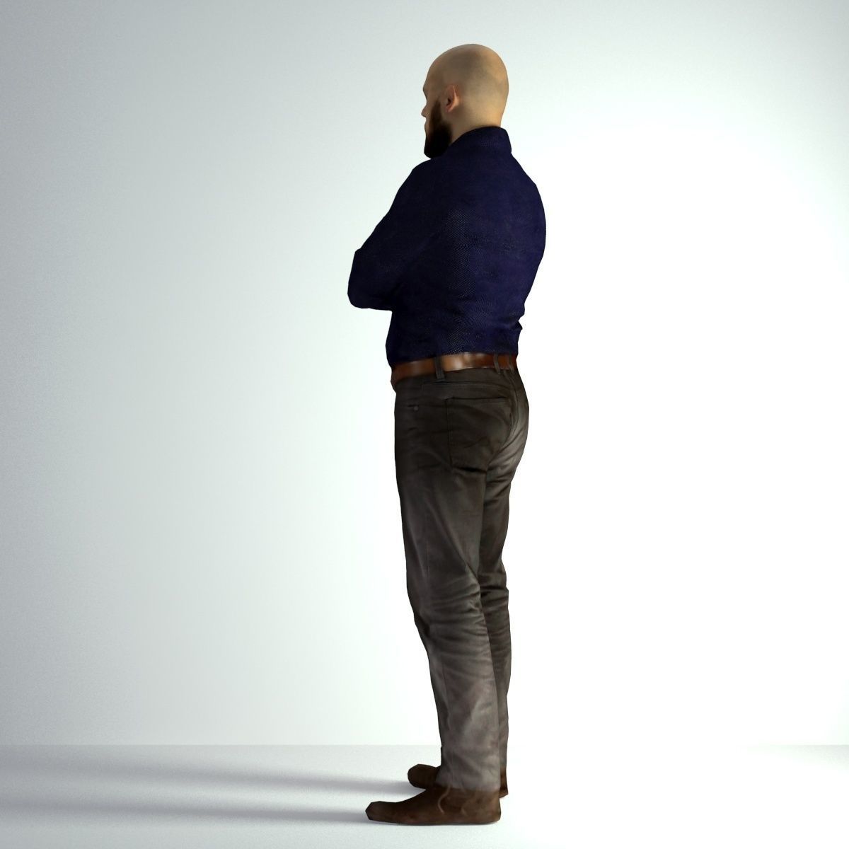 3D Scan Man Office 004 3D model_29