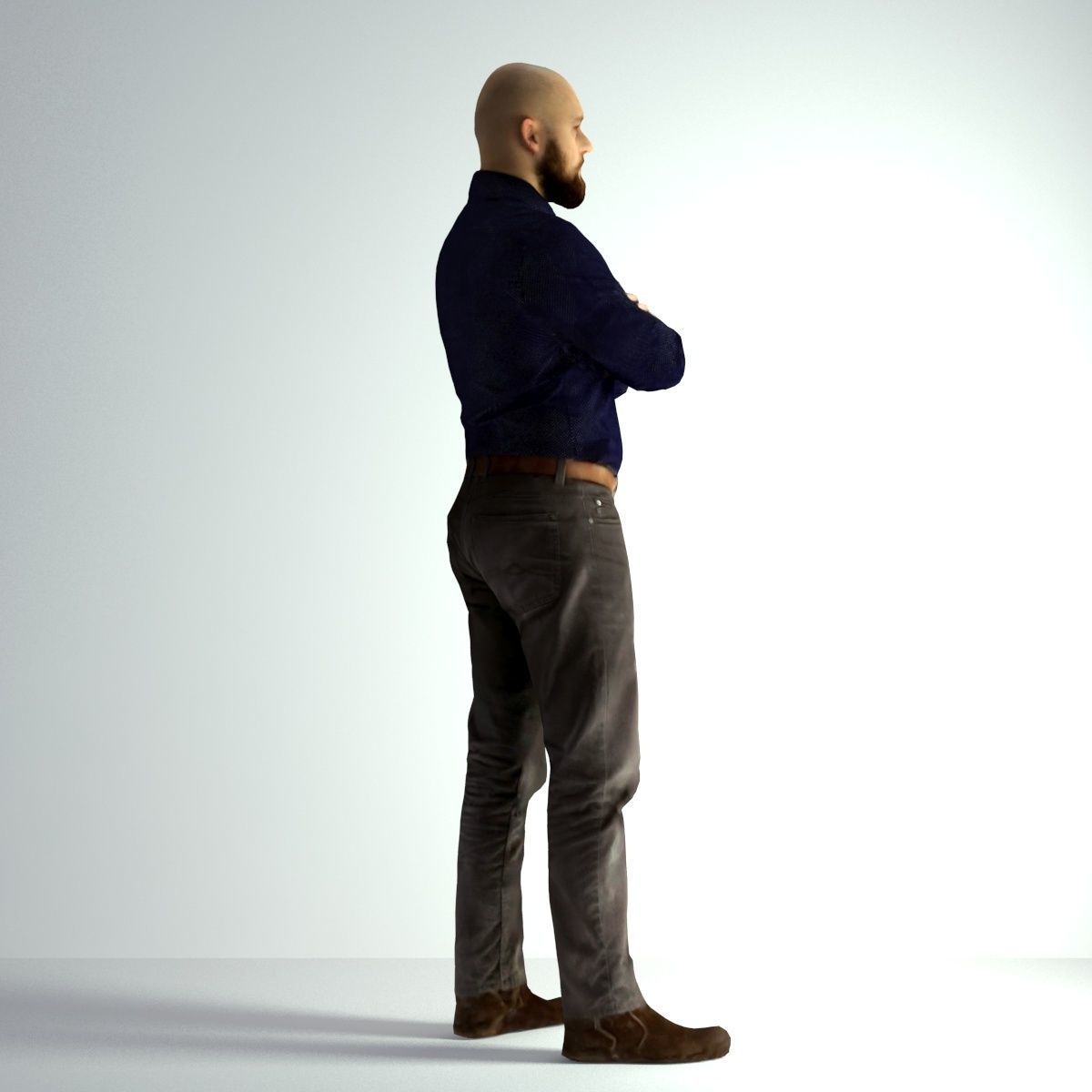 3D Scan Man Office 004 3D model_16