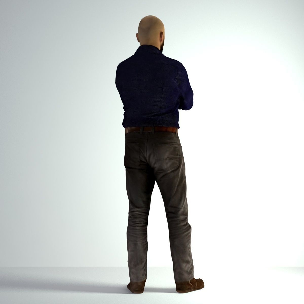 3D Scan Man Office 004 3D model_21