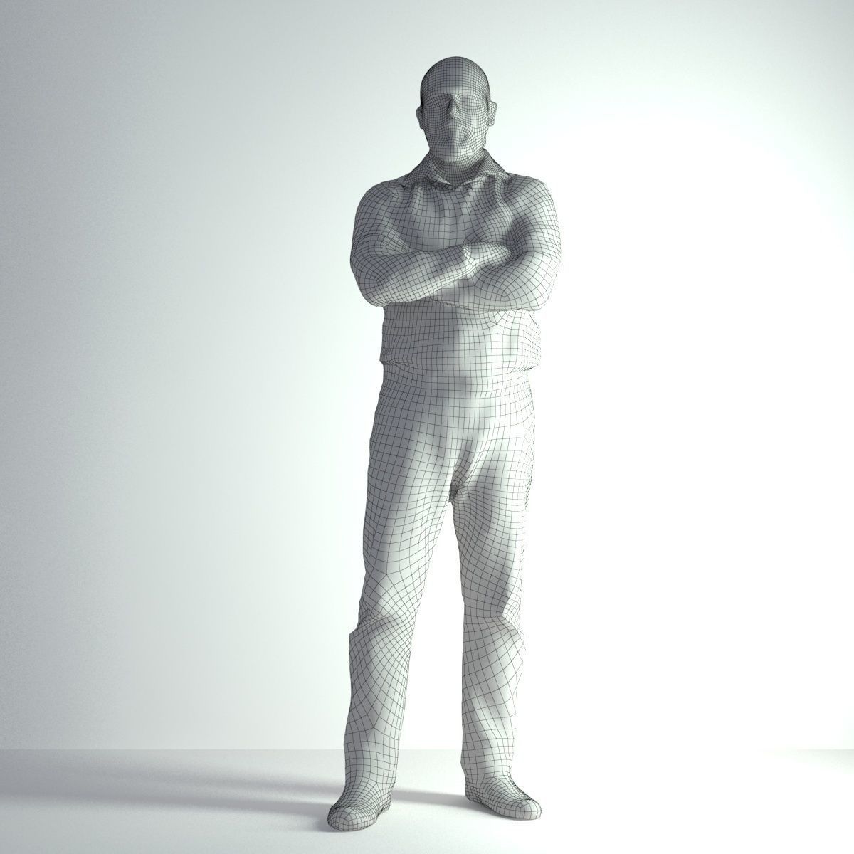 3D Scan Man Office 004 3D model_1