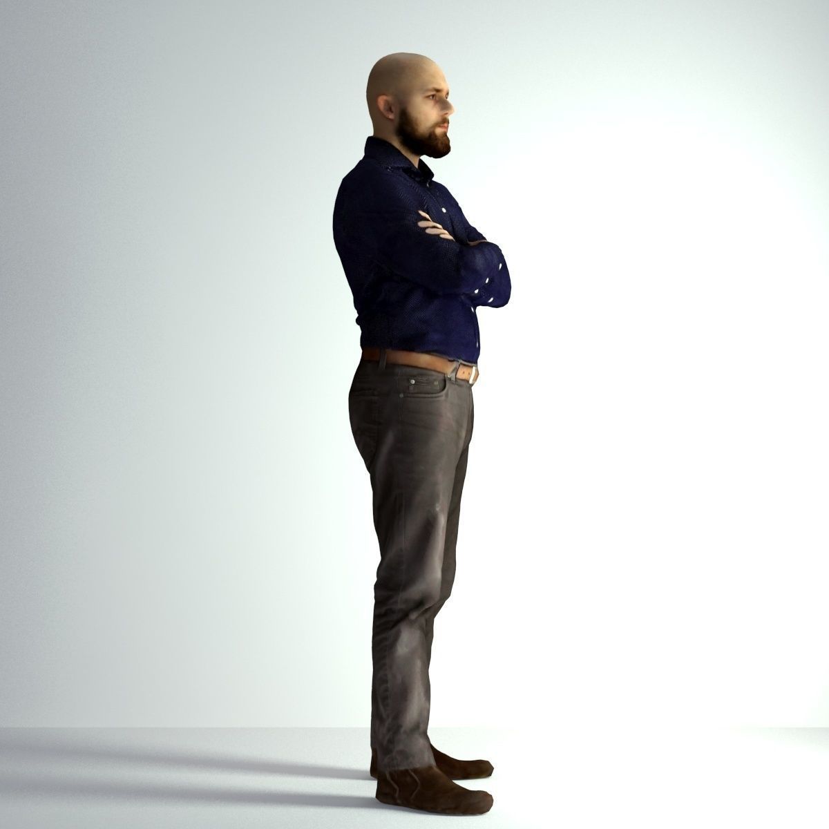 3D Scan Man Office 004 3D model_12