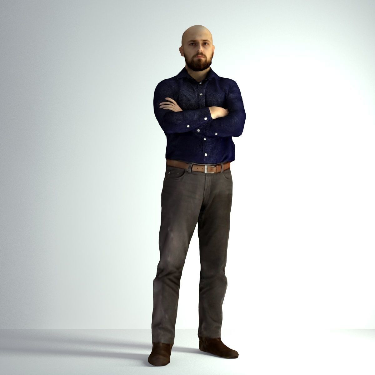 3D Scan Man Office 004 3D model_6