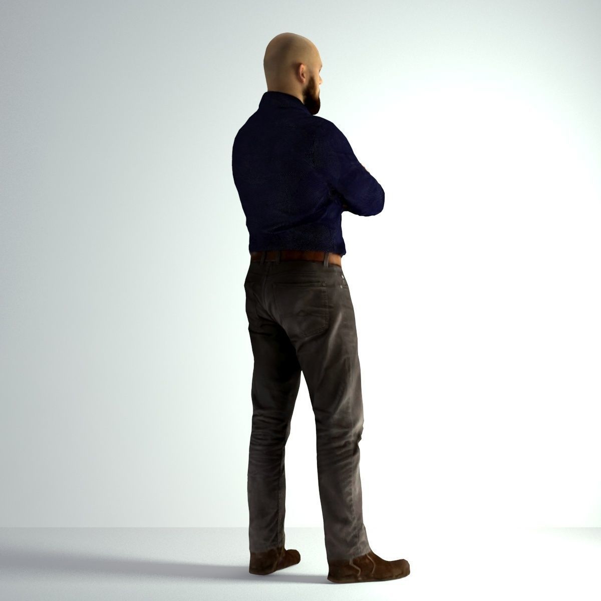 3D Scan Man Office 004 3D model_18