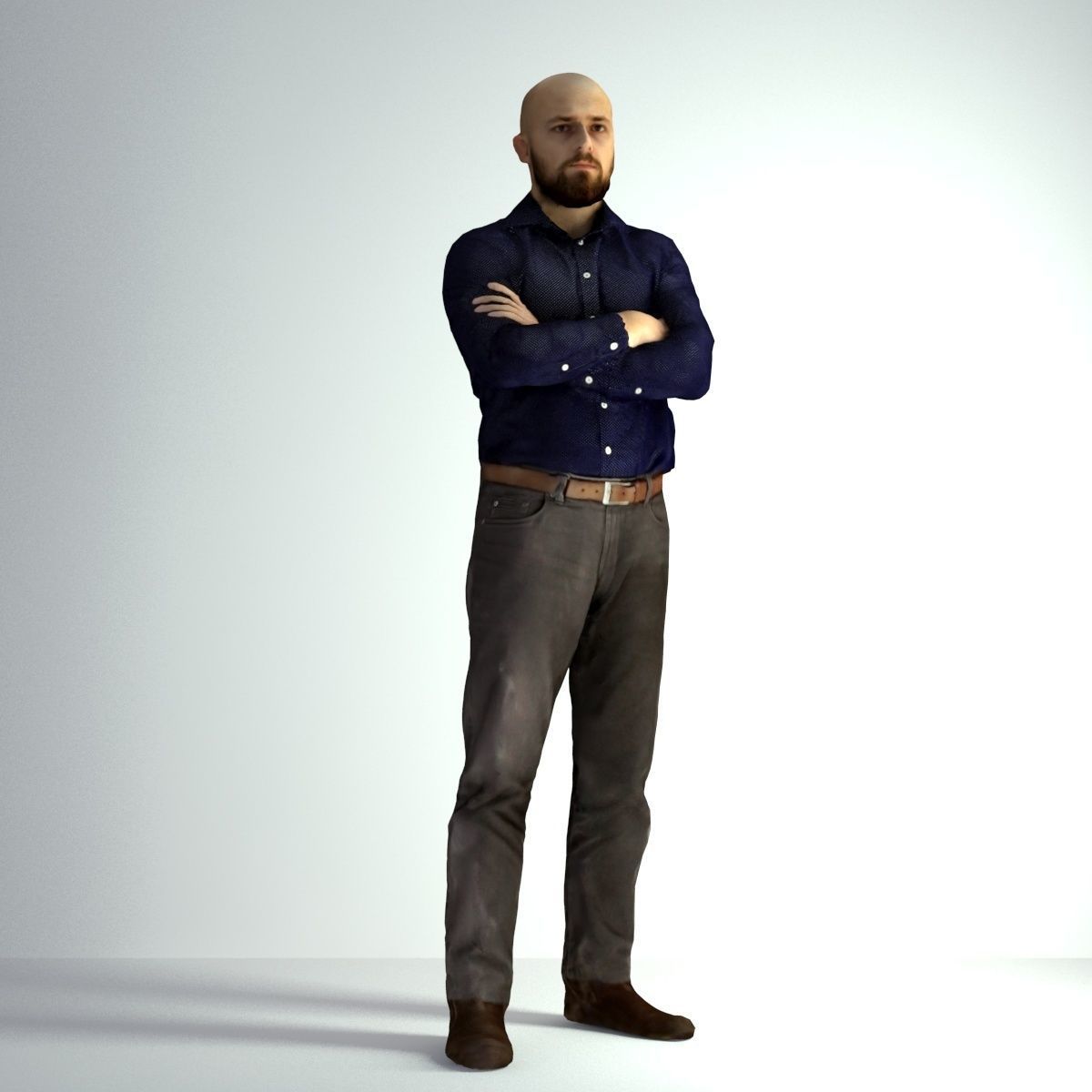 3D Scan Man Office 004 3D model_7