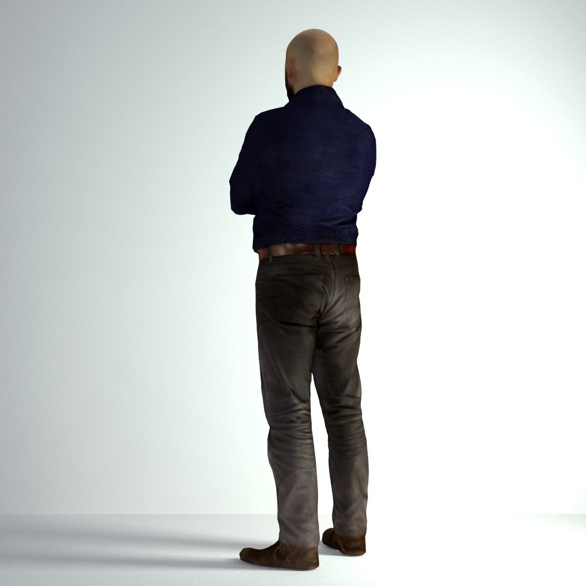 3D Scan Man Office 004 3D model_26