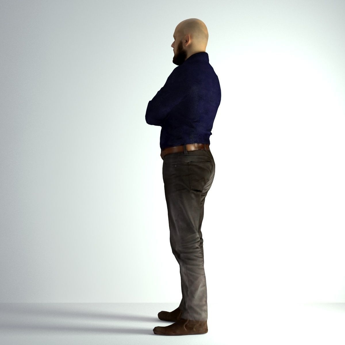 3D Scan Man Office 004 3D model_30