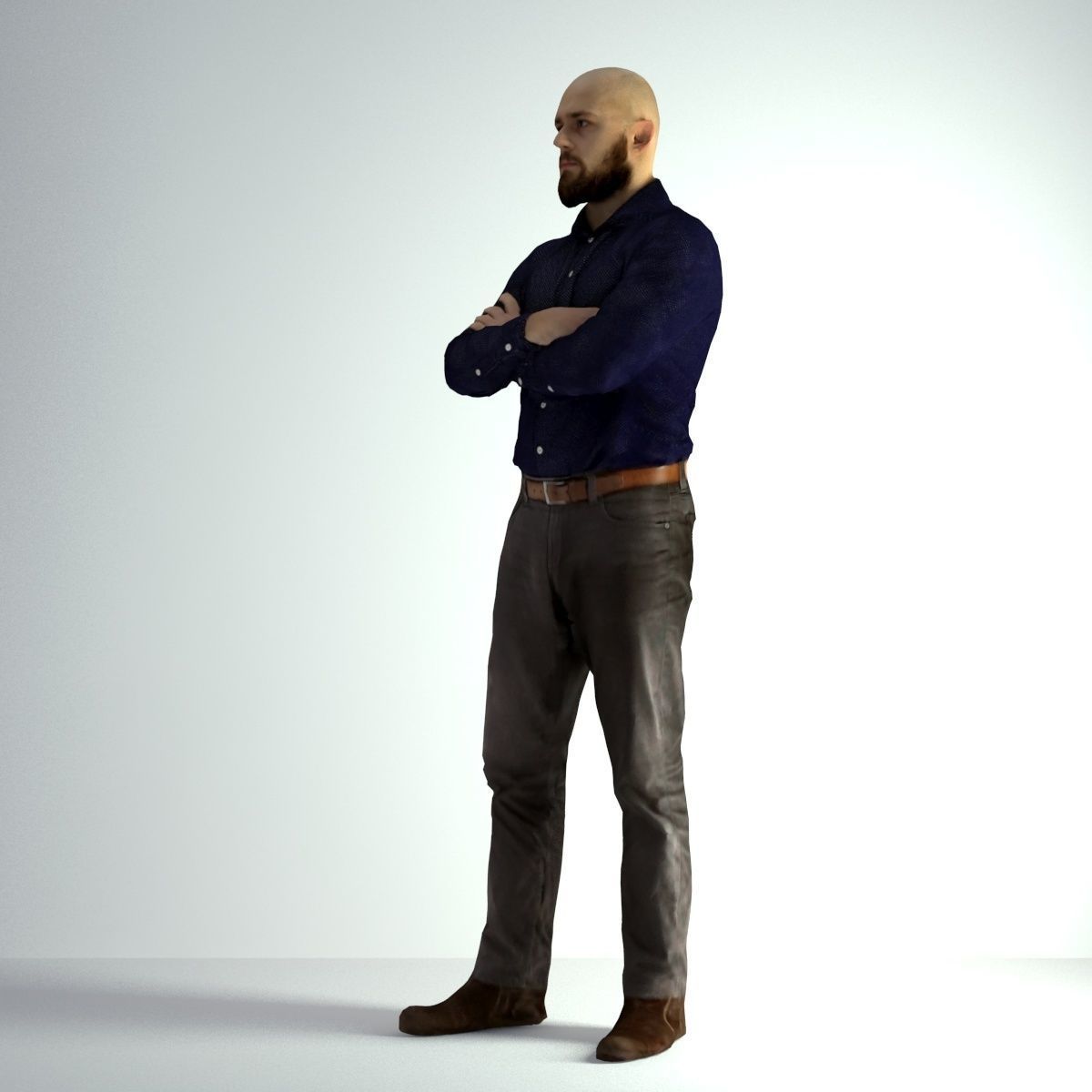 3D Scan Man Office 004 3D model_36