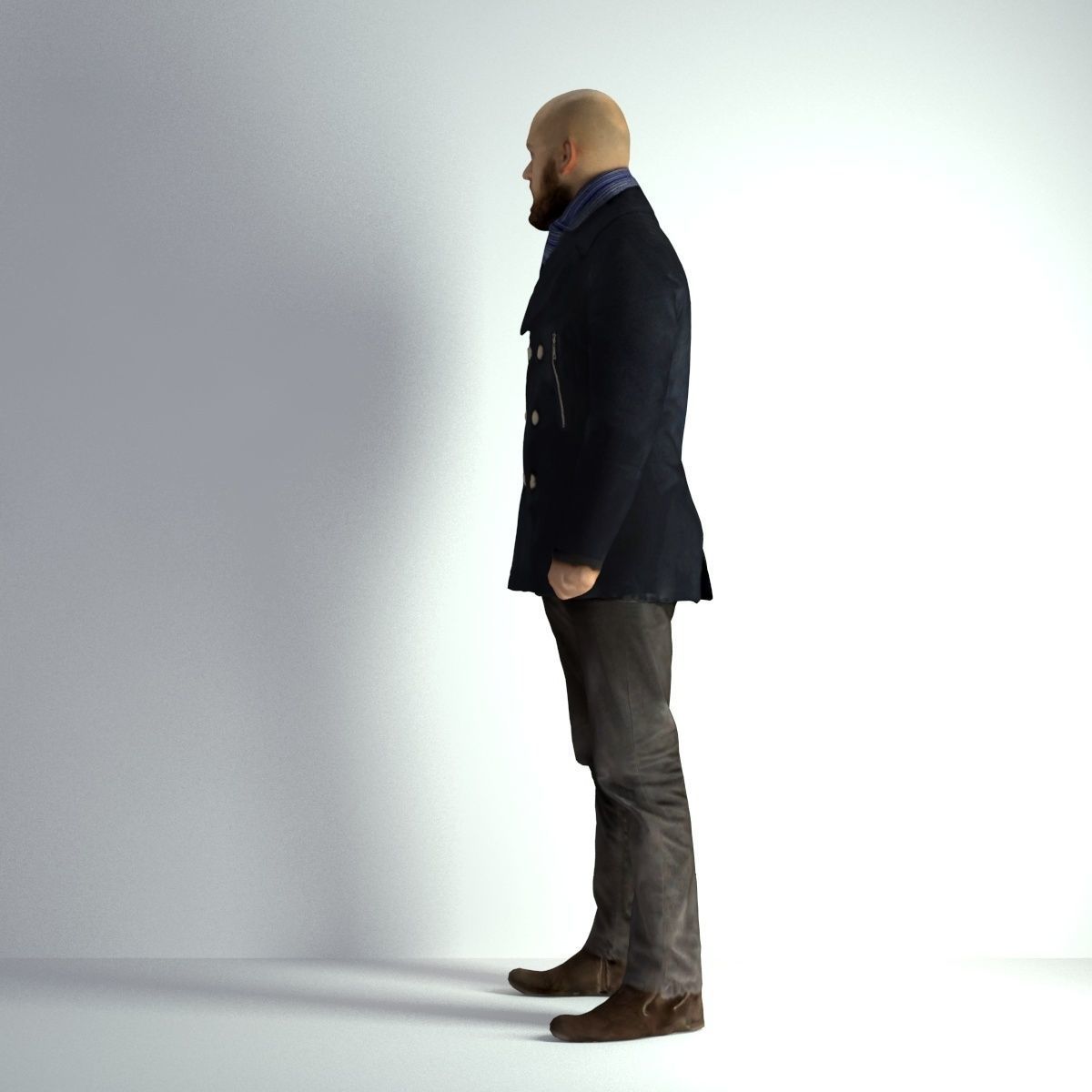 3D Scan Man Winter 005 3D model_29