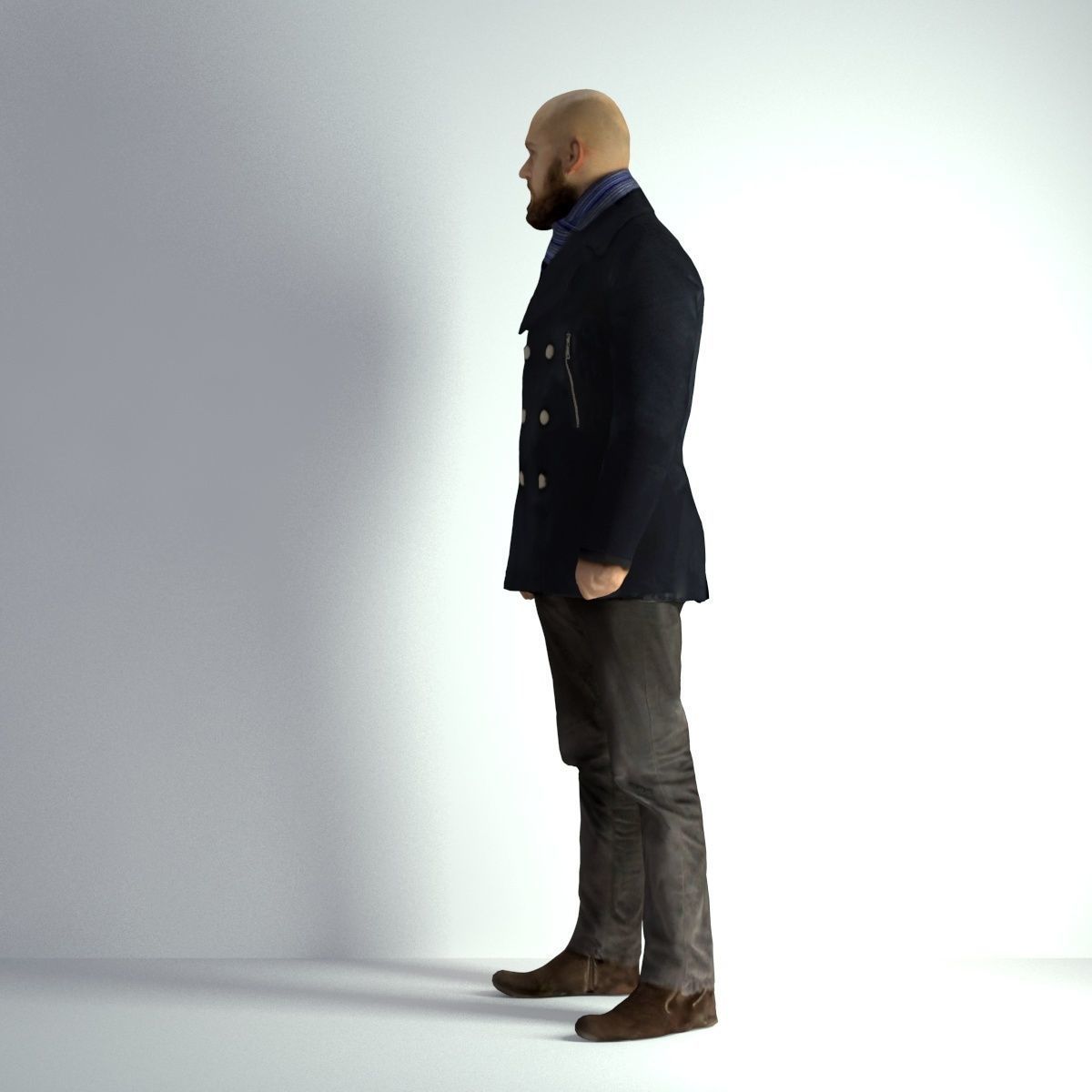 3D Scan Man Winter 005 3D model_30