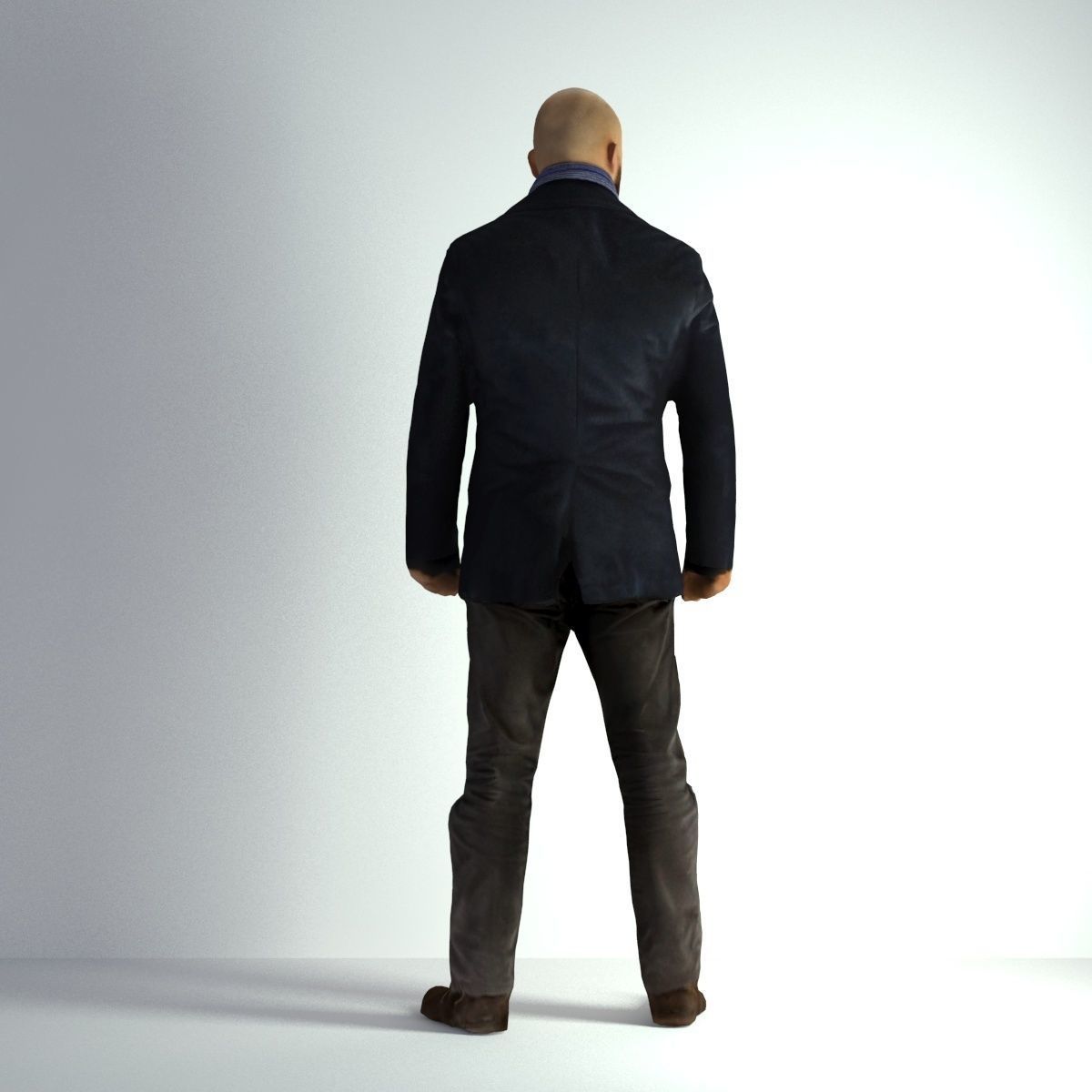 3D Scan Man Winter 005 3D model_20