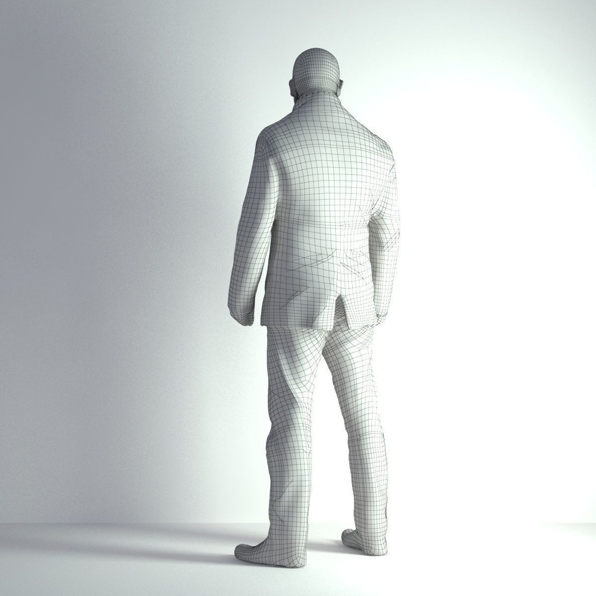 3D Scan Man Winter 005 3D model_3