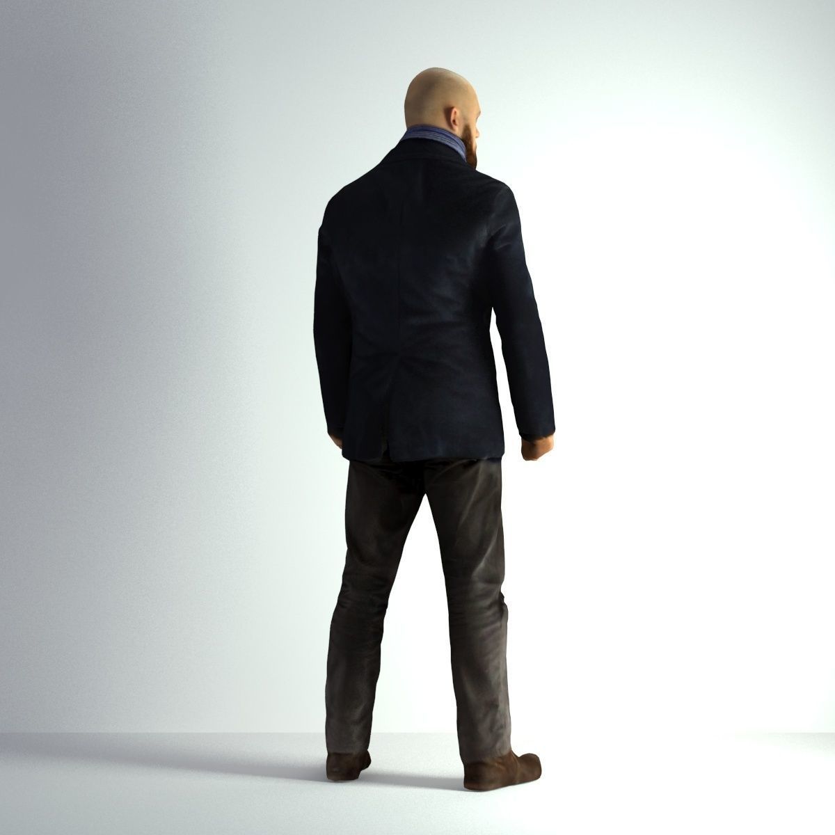 3D Scan Man Winter 005 3D model_17