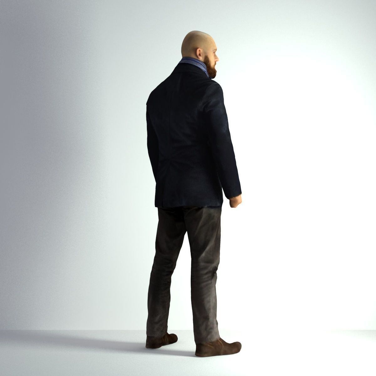 3D Scan Man Winter 005 3D model_15