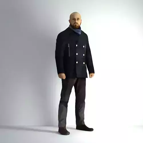 3D Scan Man Winter 005