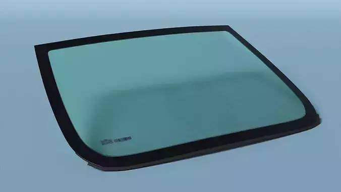 Rear Glass Automobile 3D model 4
