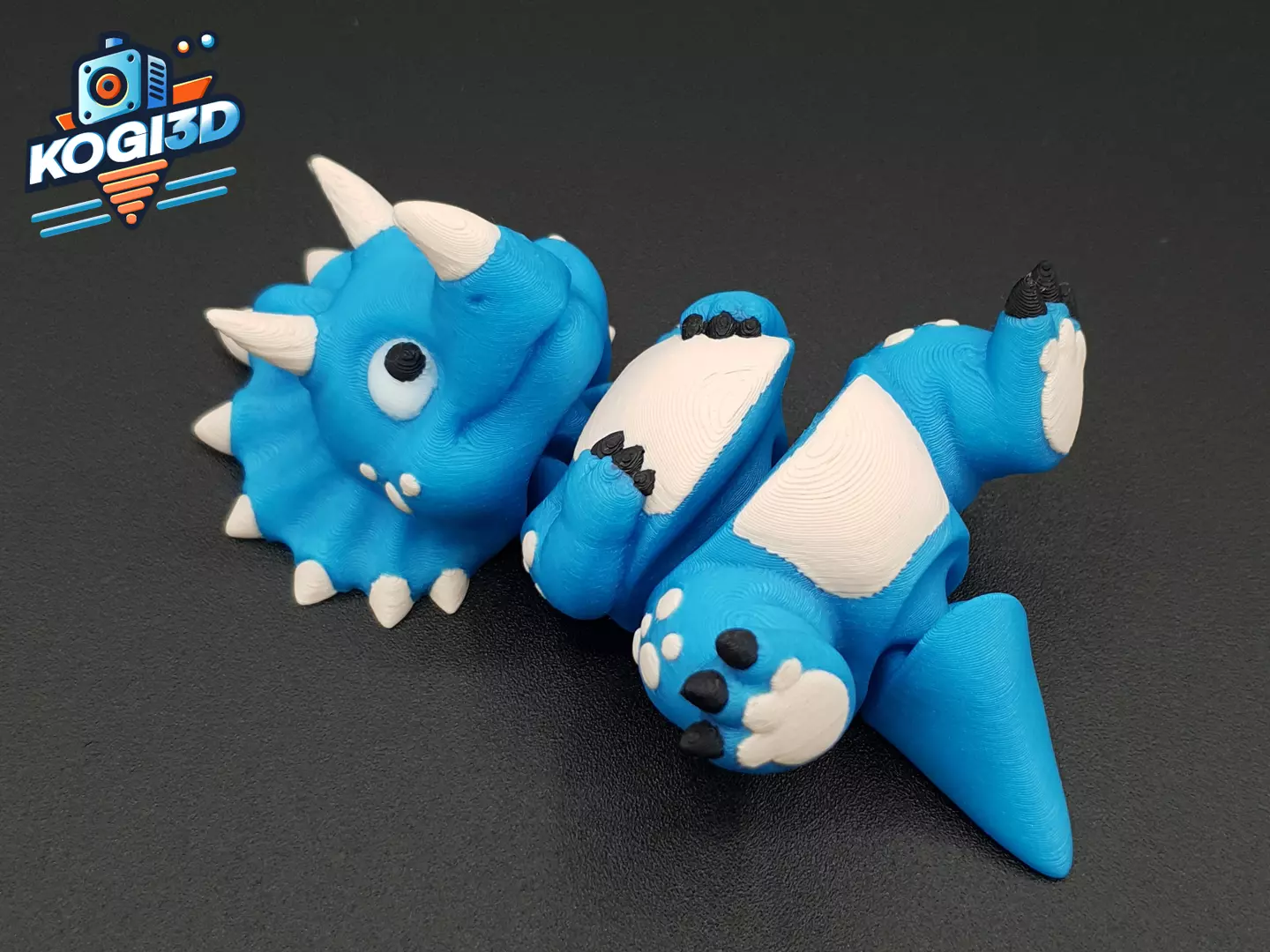 Articulated Baby Dino Desk Toy 3D print model