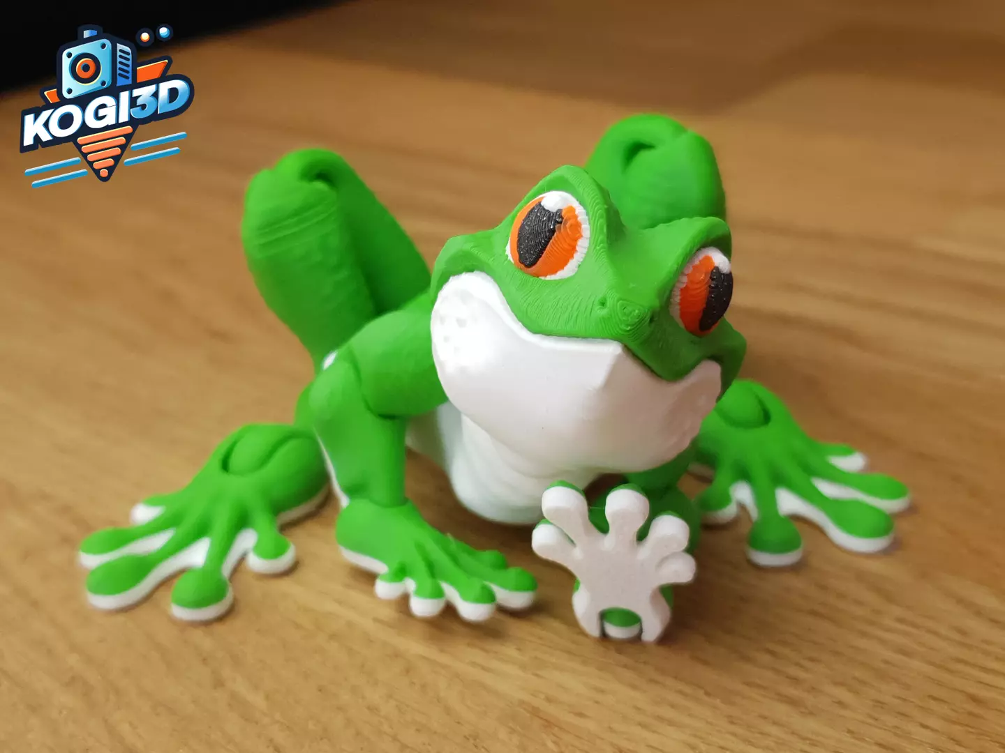 Articulated Tree Frog 3D Print 3D print model