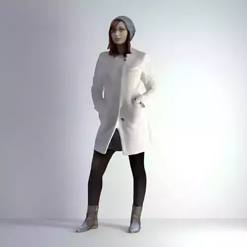 3D Scan Woman Winter 001
