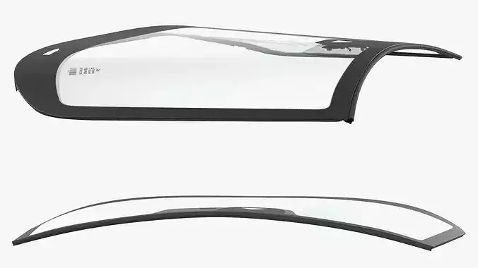 Car Glass Windshield 3D model 7
