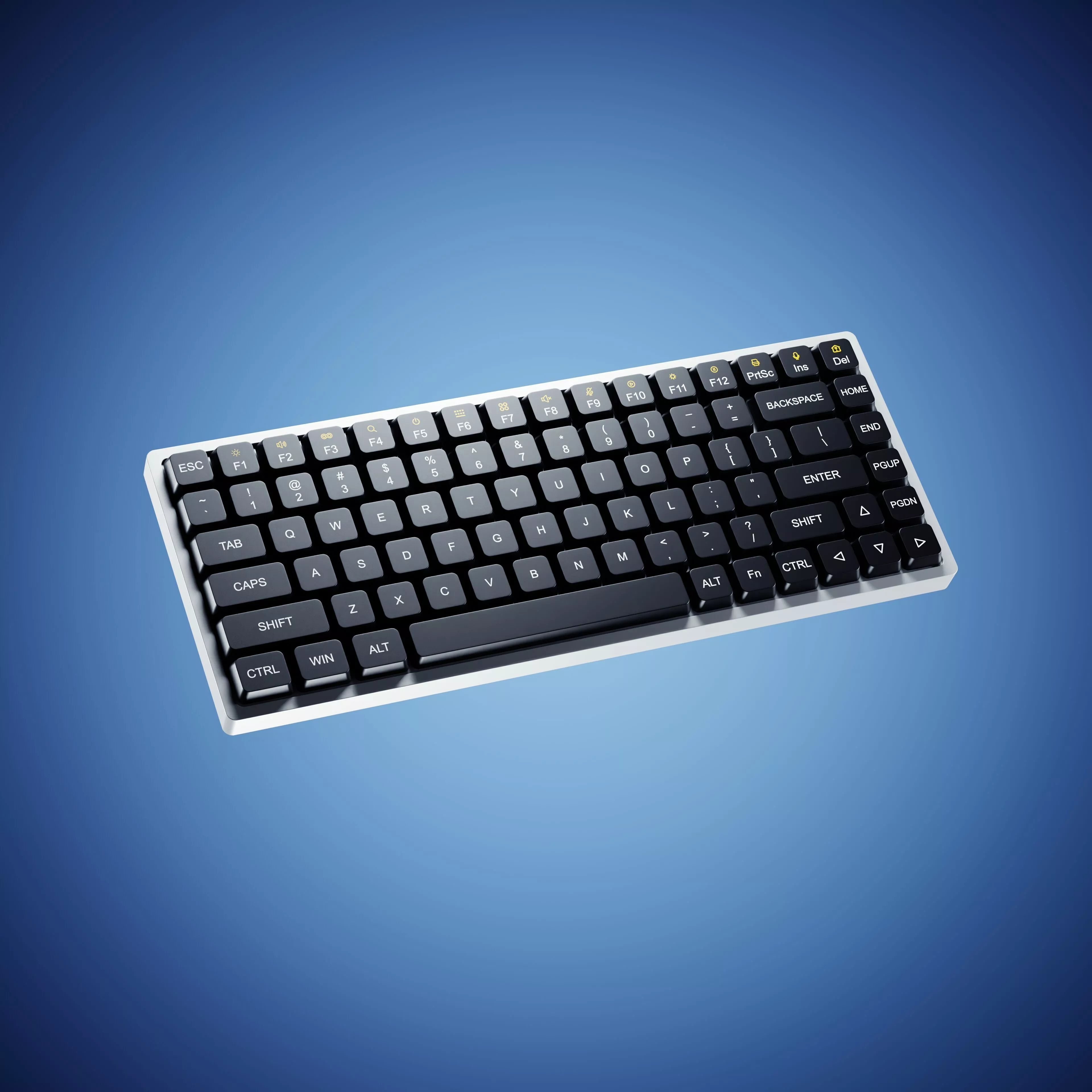 Minimalist Wireless Keyboard 3D model