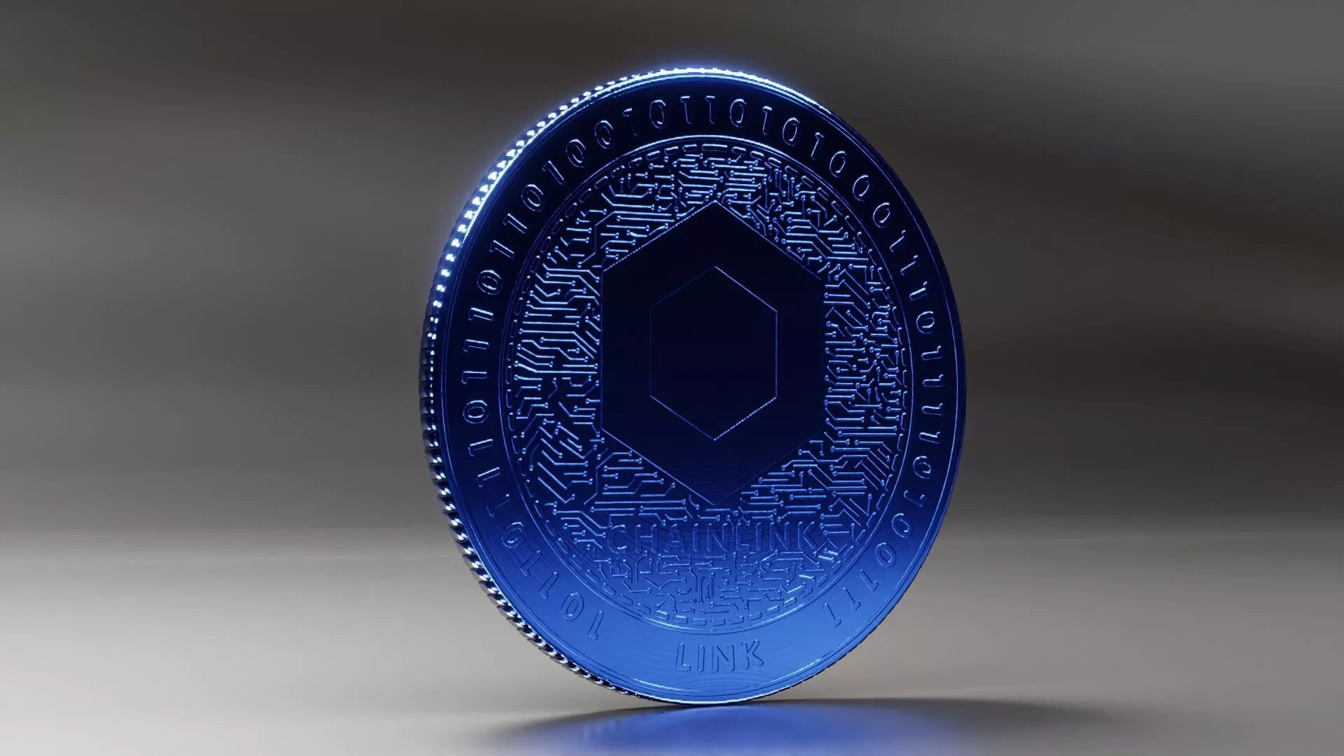 Premium Chainlink LINK PBR 4K Textured Clean Topology Low-poly Low-poly 3D model
