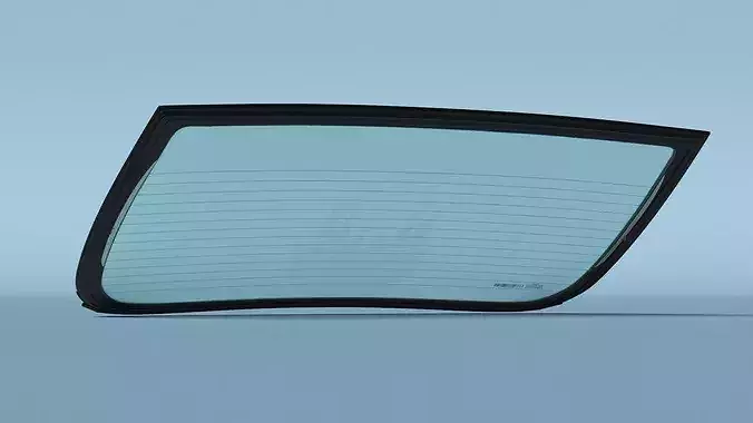 Car Rear Glass 3D model 6