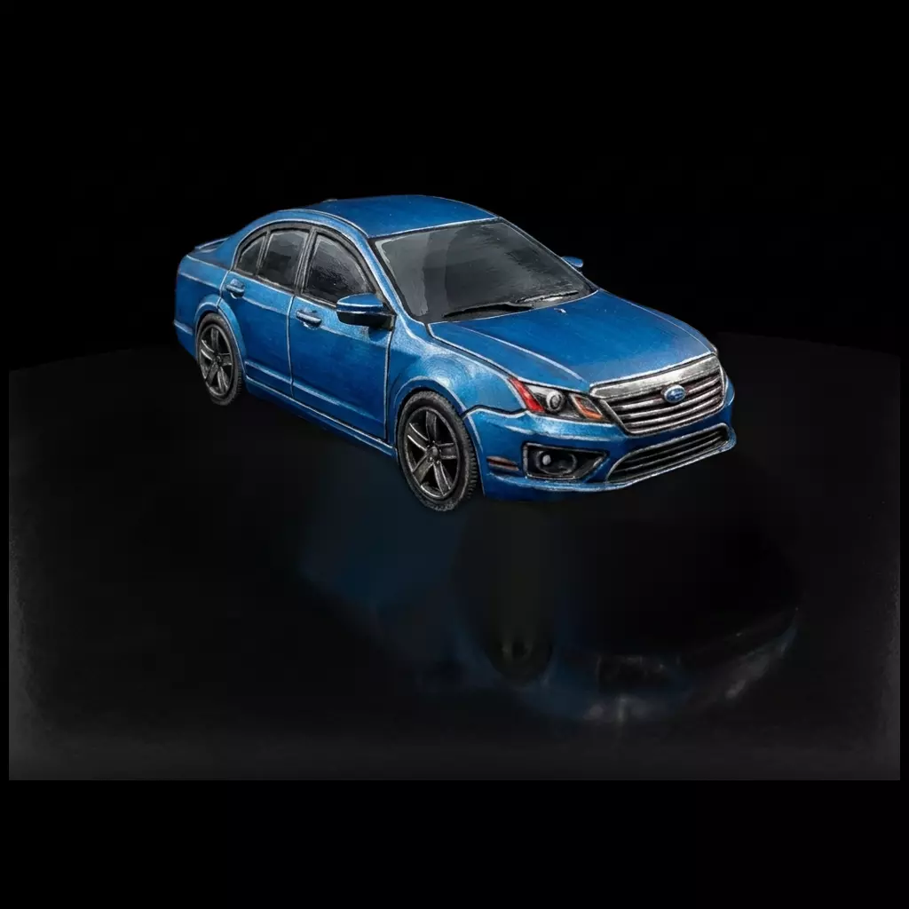 1-87 HO Modern Sedan Printable STL 3D print model