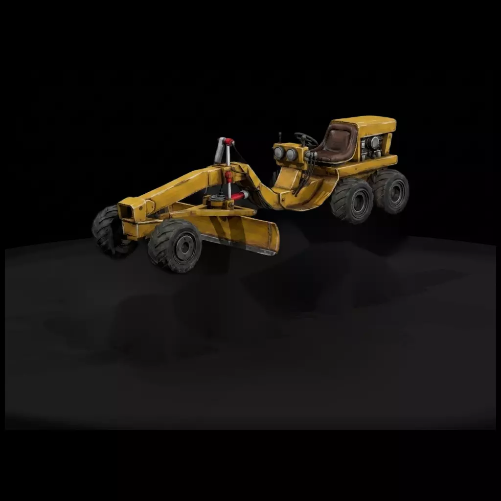 HO HO Low-Poly Construction Vehicle Printable STL 3D print model