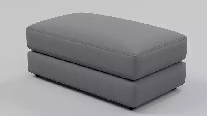 Modern Upholstered Ottoman Footstool 04