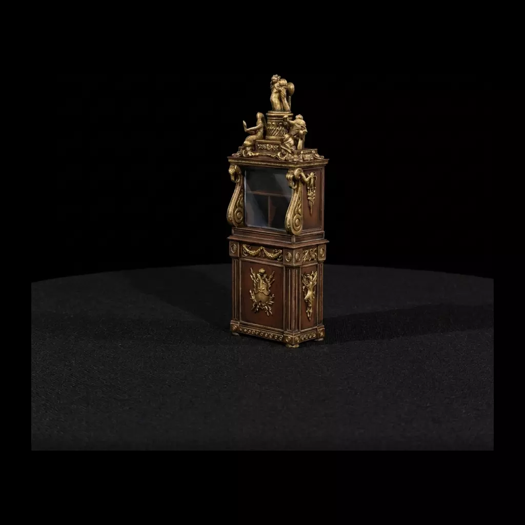 1-87 HO Carved Display Cabinet Printable STL 3D print model