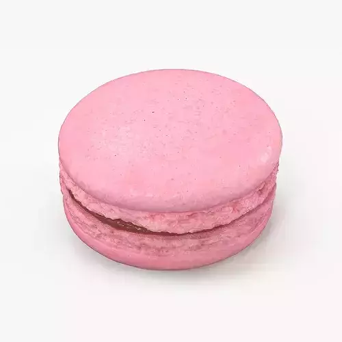 French Macaron Dessert 3D model 7