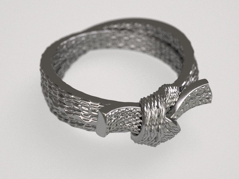 Karate Belt Ring  9s 3D print model_6