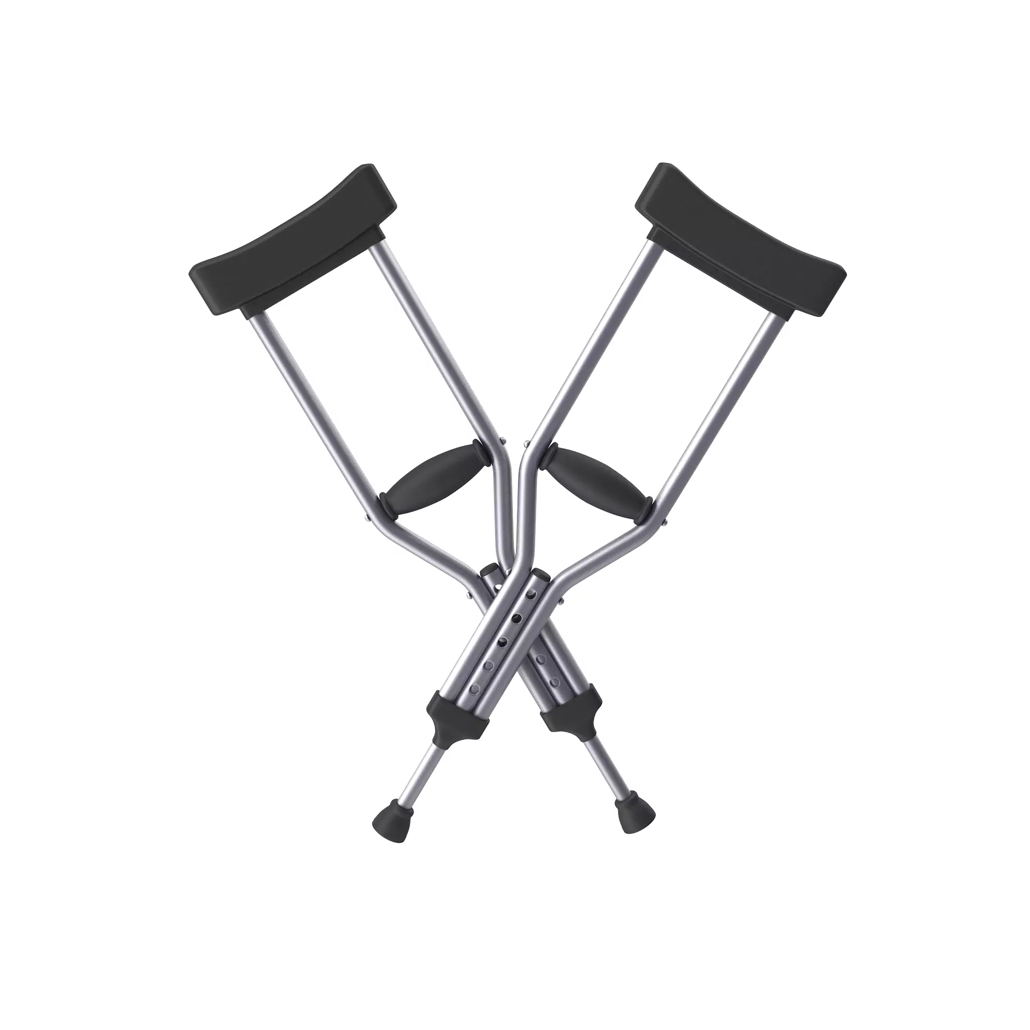 Crutches Stylized 3D model
