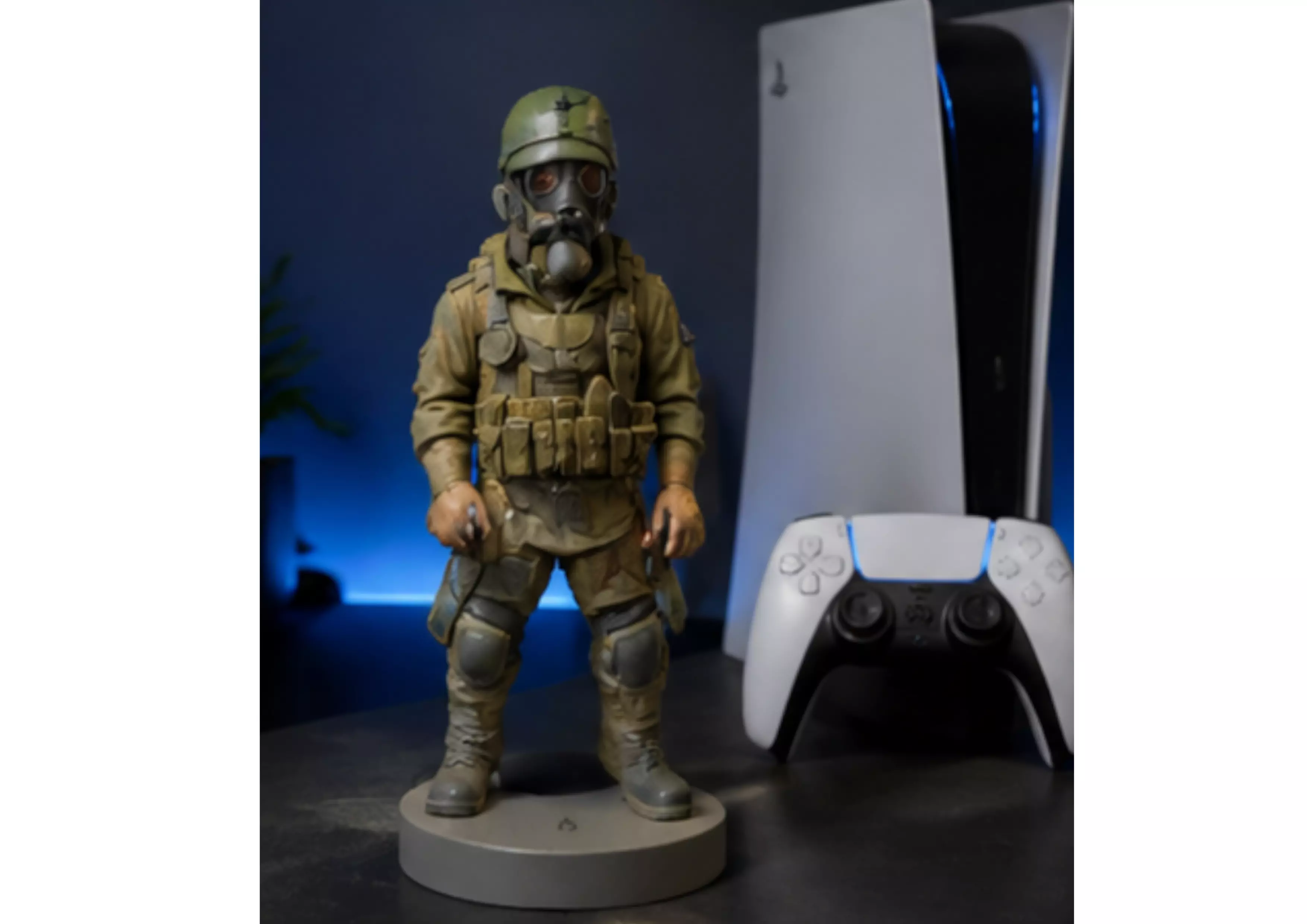 Tactical Green Uniform PS6 Controller Holder 3D print model