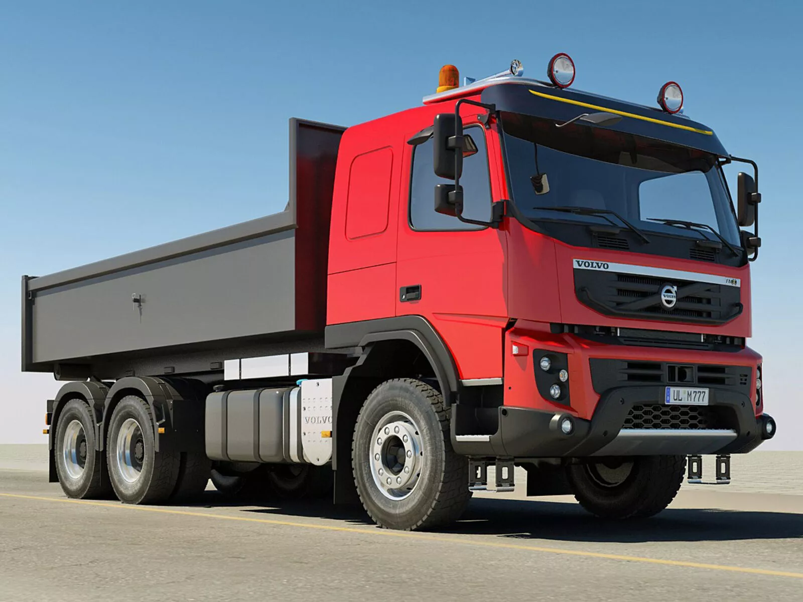 Volvo FMX 6x4 3D model