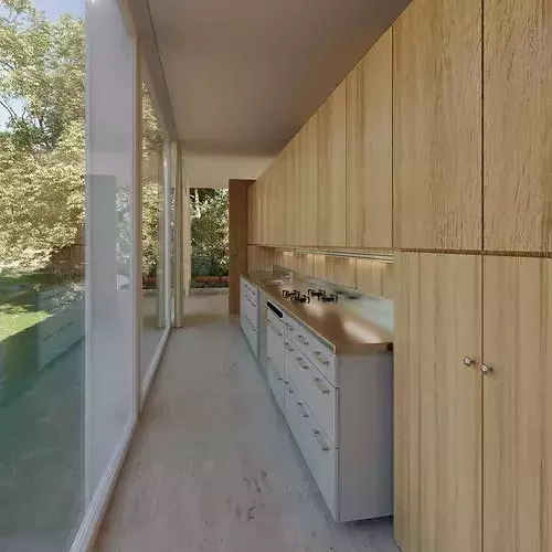 Farnsworth House 3D model 3D model 5
