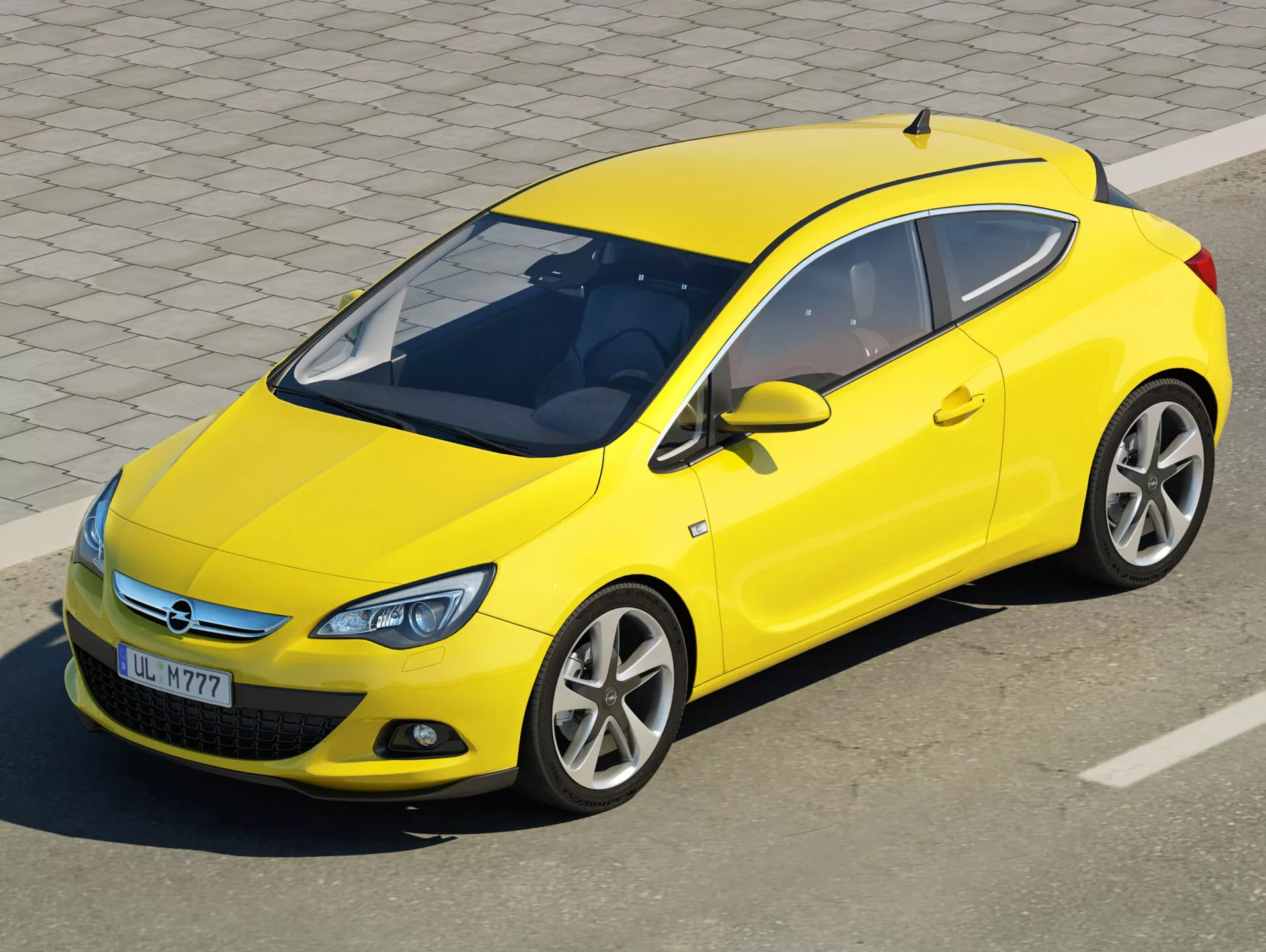 Opel Astra GTC J 3D model