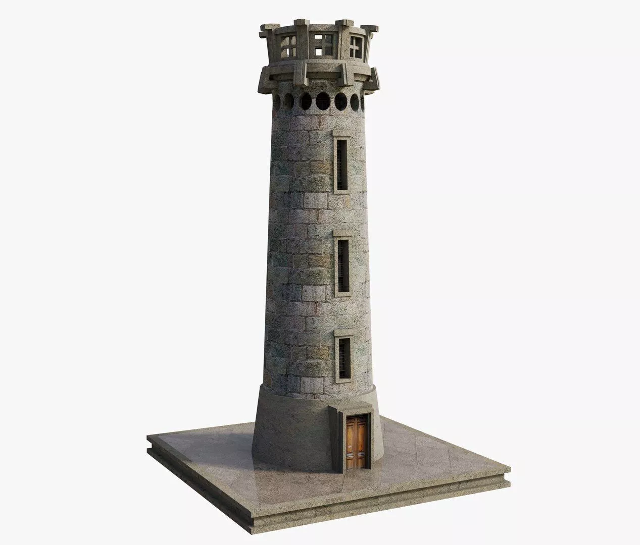 Ancient Tower Free 3D model