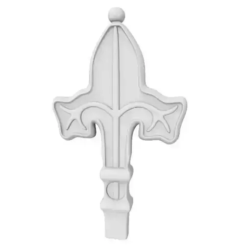 Peak 3 orleans saints cross 3D model