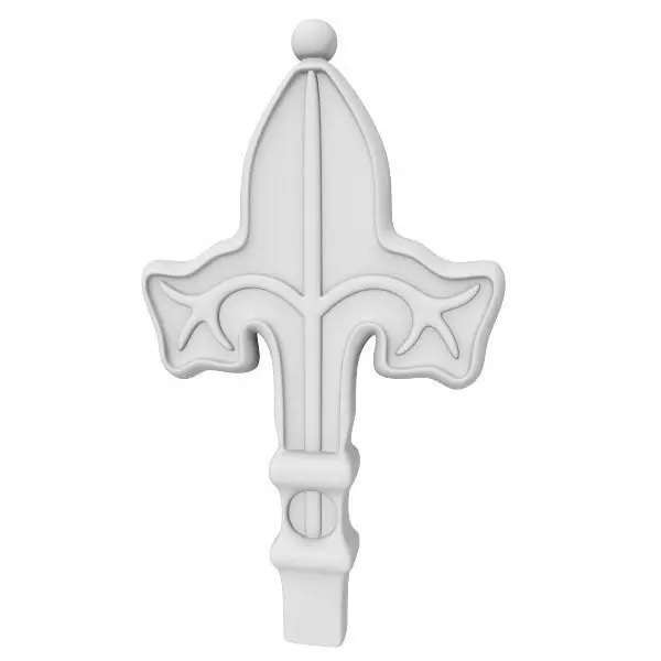 Peak 3 orleans saints cross 3D model