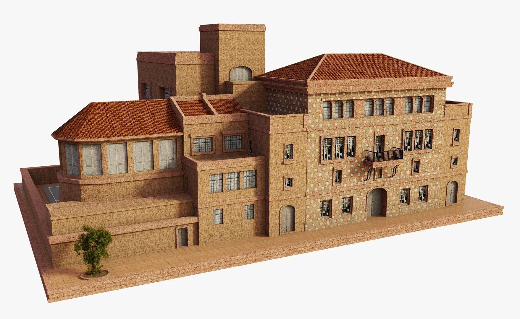 Baldiri Reixac School 3D model
