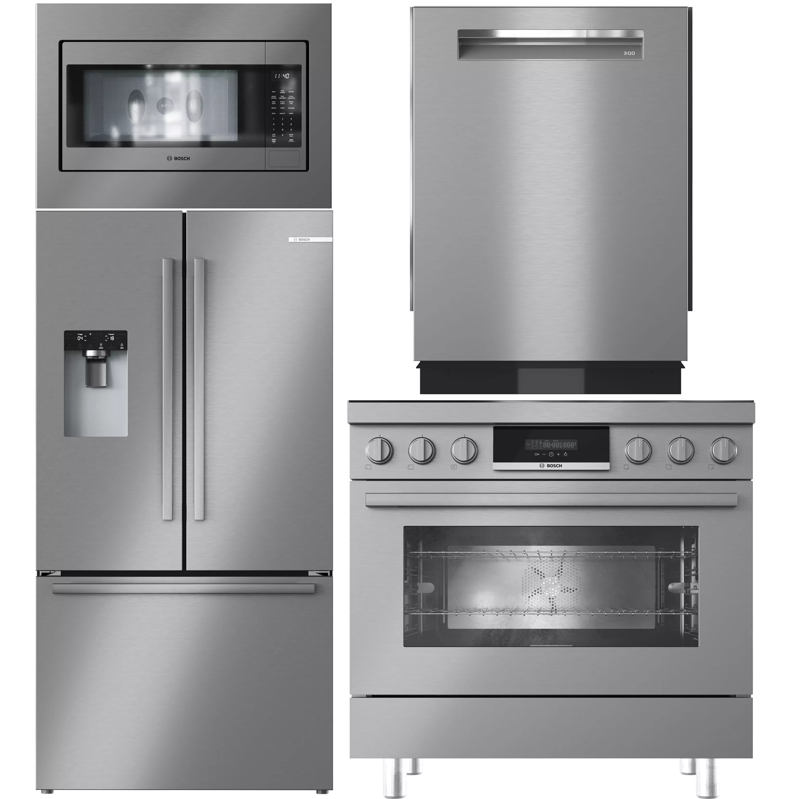Bosch Appliance HIS8655U HMB30155UC B36FD52SNS SHP9PCM5N 3D model