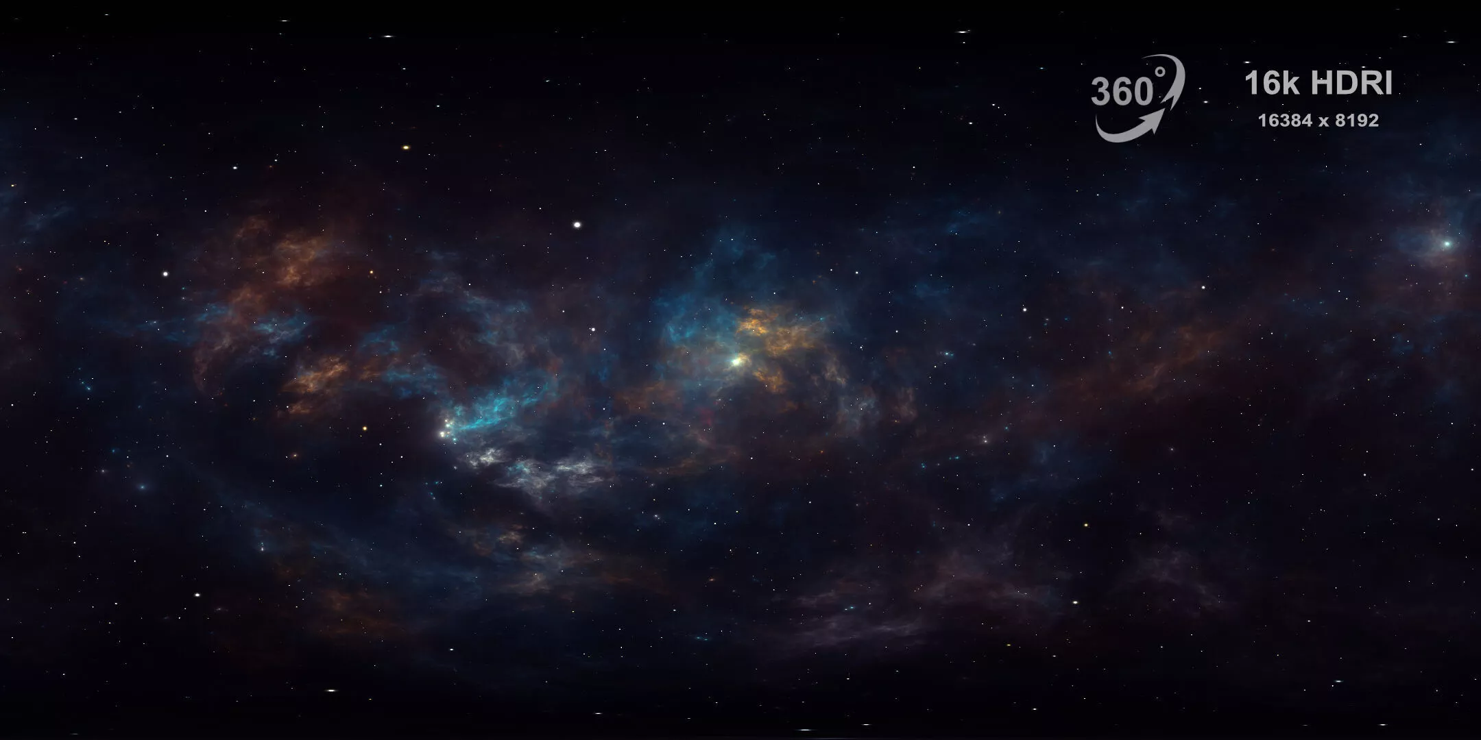 360 degree 16k HDRI space background SN-3874 3D model
