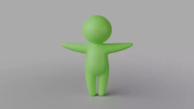 Rigged Cute Mascot 01