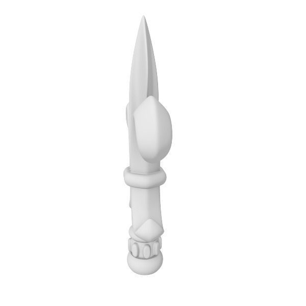 Peak 4 fleur de lis 3D model_4